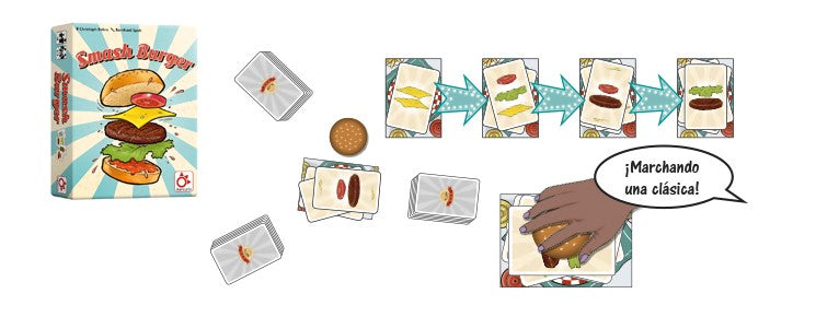 Smash Burger - Juego de Cartas - Mercurio