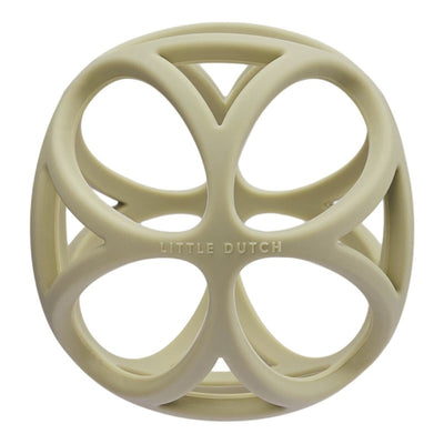 Pelota Sensorial Silicona Arena Amarilla - Little Dutch