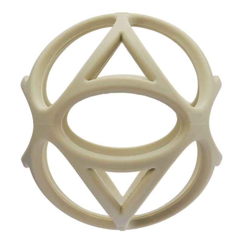 Pelota Sensorial Silicona Arena Amarilla - Little Dutch