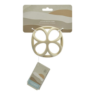 Pelota Sensorial Silicona Arena Amarilla - Little Dutch