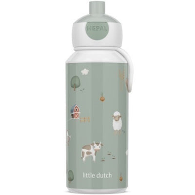 Botella Campus Pop-up 400ml Little Farm - Little Dutch