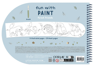 Libro Acuarelas Forest Friends - Little Dutch