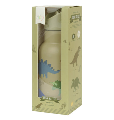 Botella Acero Dinosaurios 350ml - A Little Lovely Company