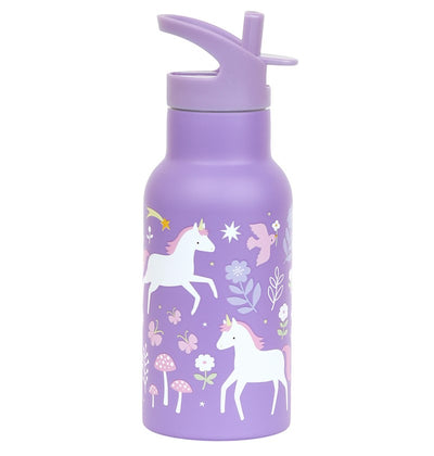 Botella Acero Unicornios 350ml - A Little Lovely Company