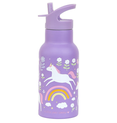 Botella Acero Unicornios 350ml - A Little Lovely Company