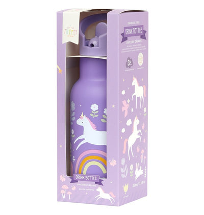 Botella Acero Unicornios 350ml - A Little Lovely Company