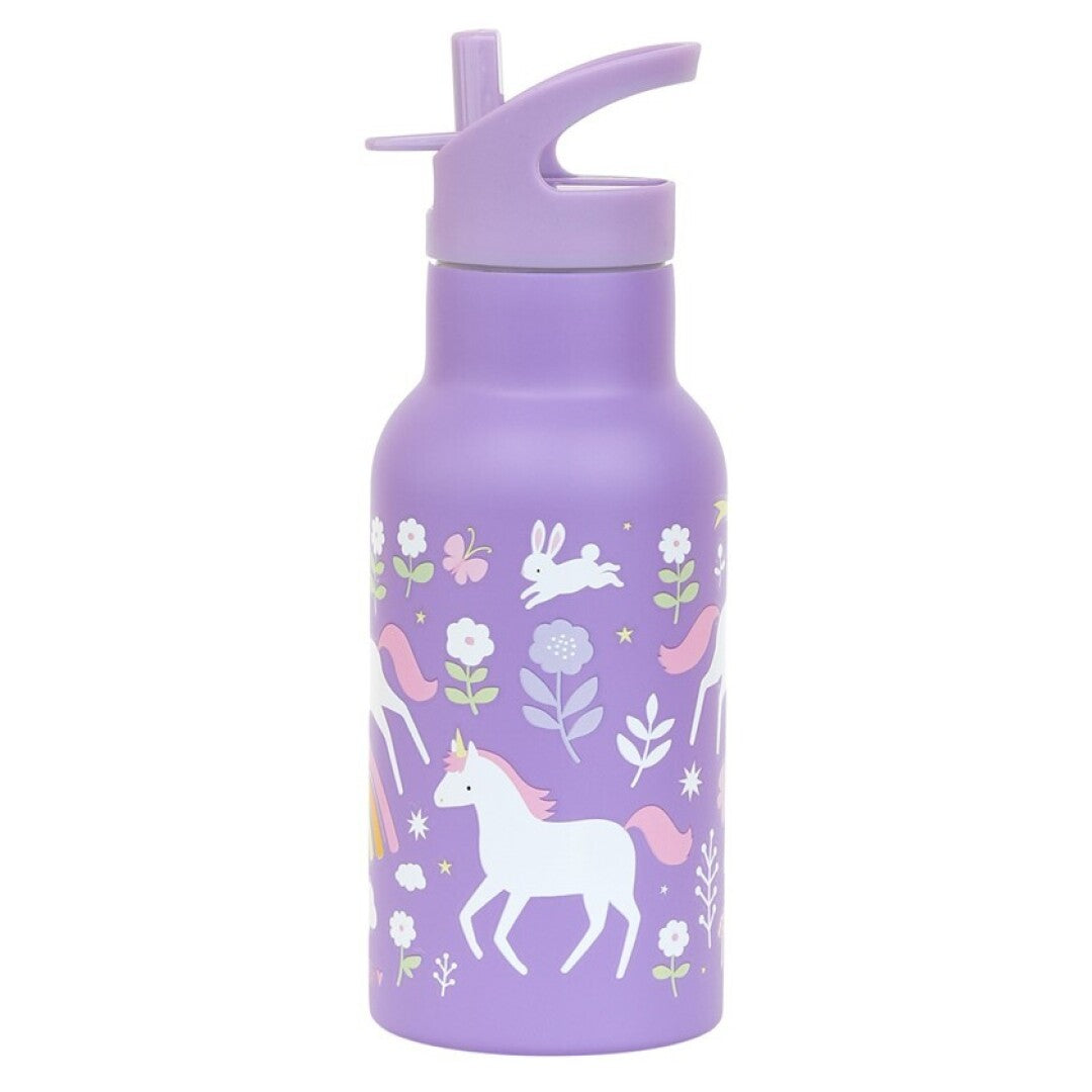Botella Acero Unicornios 350ml - A Little Lovely Company