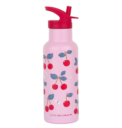 Botella Acero Cerezas 500ml - A Little Lovely Company