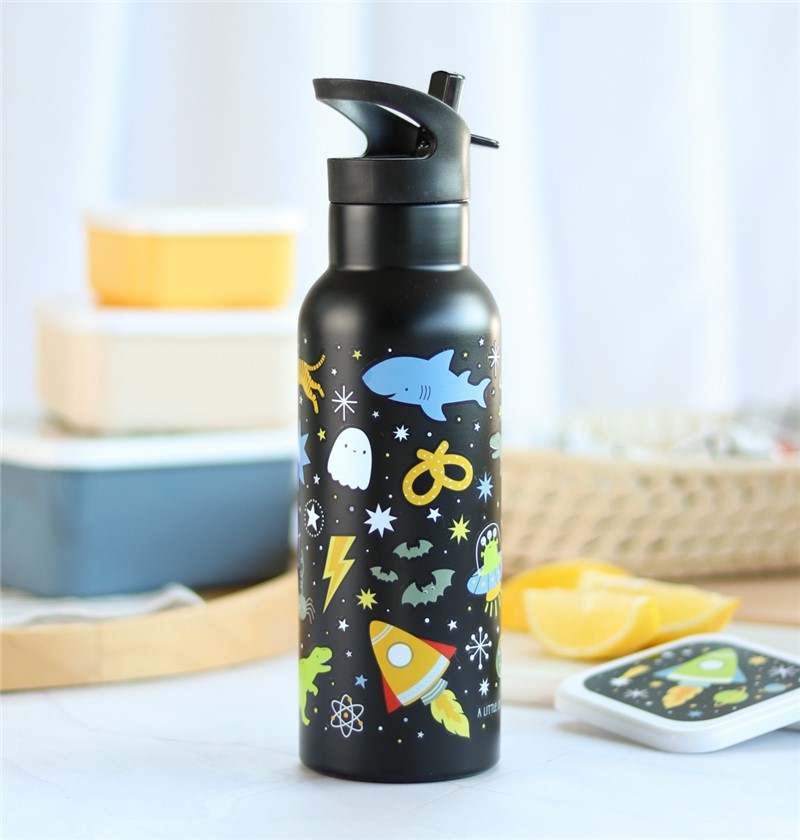 Botella Acero Galaxia 500ml - A Little Lovely Company