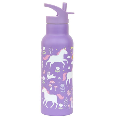 Botella Acero Unicornios 500ml - A Little Lovely Company