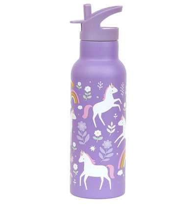 Botella Acero Unicornios 500ml - A Little Lovely Company