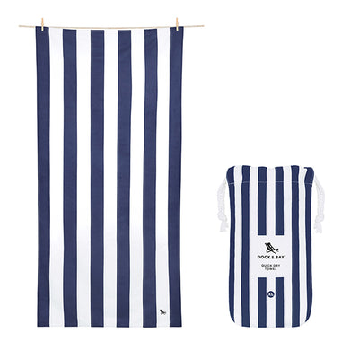 Toalla Cabana Navy XL - Dock & Bay