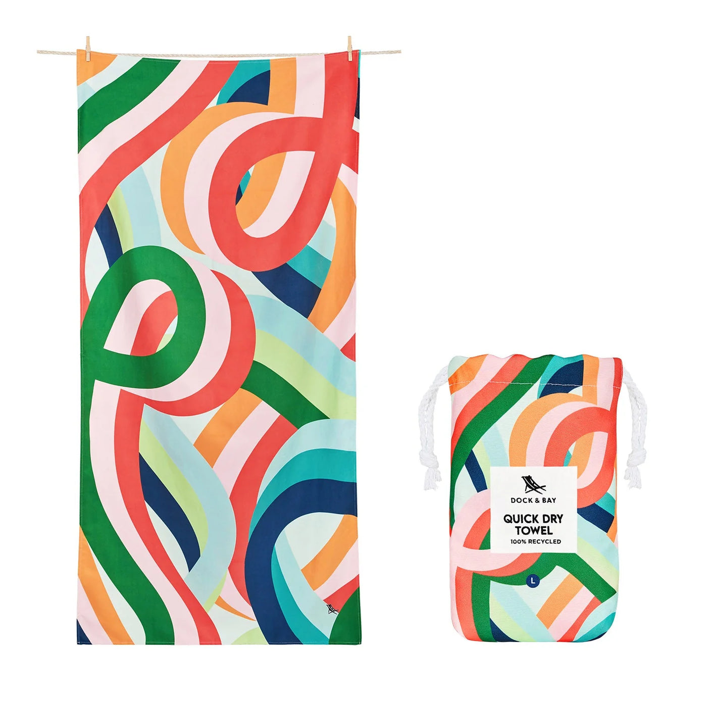 Toalla Fruit Loops XL - Dock & Bay