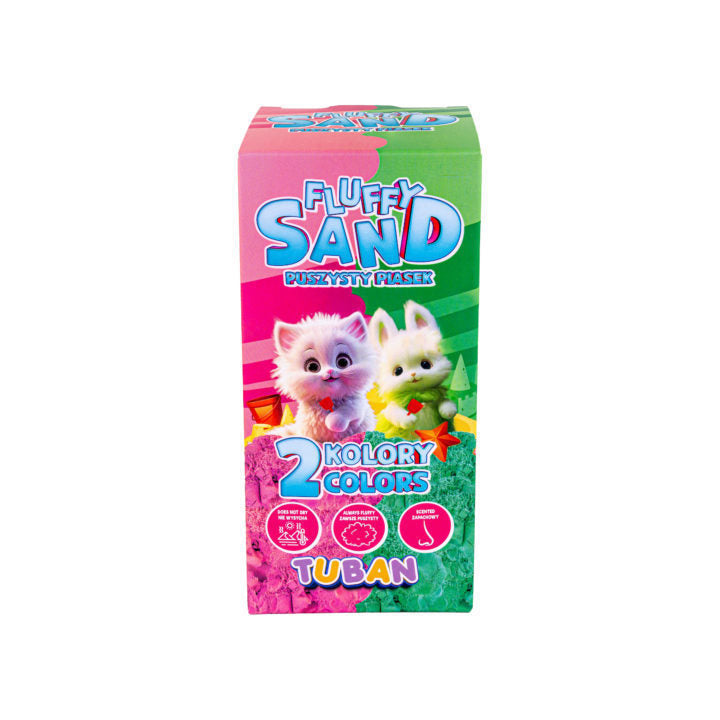 Arena Esponjosa: Rosa y Verde (2 x 70g) - Tuban