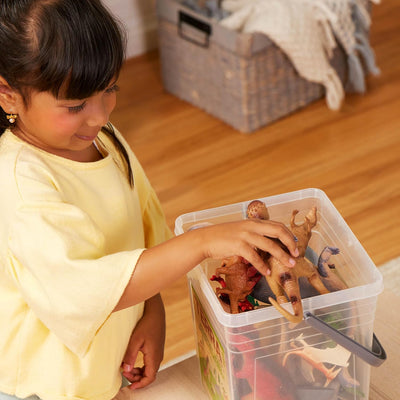 Terra: Bote de 60 Animales Dinosaurios - Battat