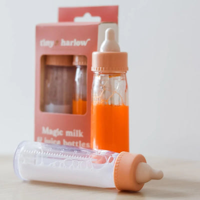 Set 2 Biberones Mágicos: Leche y Zumo - Tiny Harlow