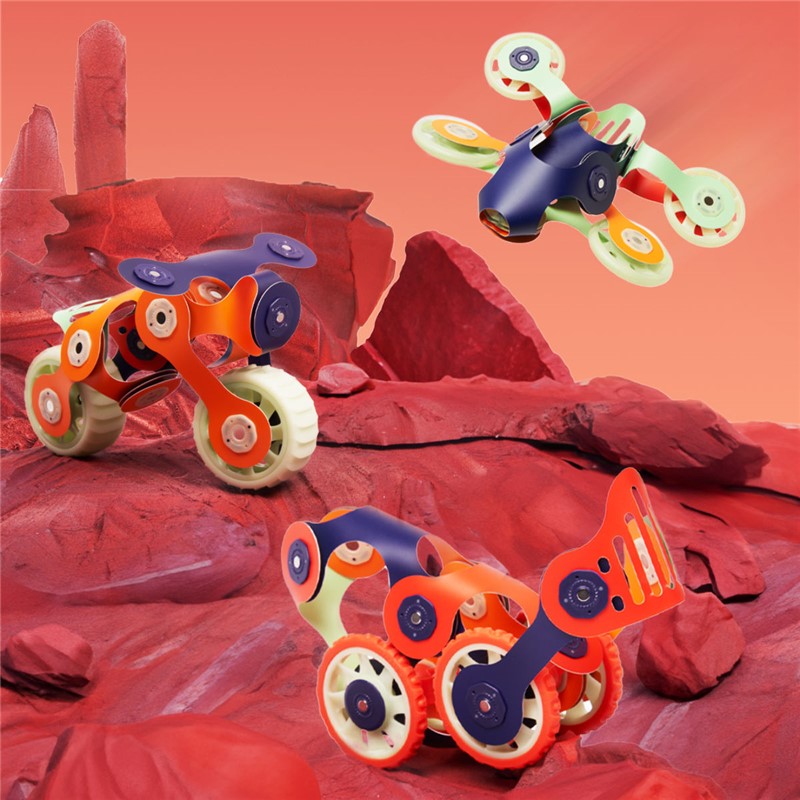 Clixo - Mars Rovers Pack 30 piezas - Brilla en la oscuridad