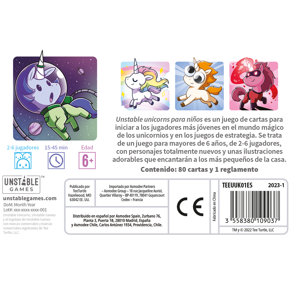 Unstable Unicorns - Juego de Mesa - Asmodee