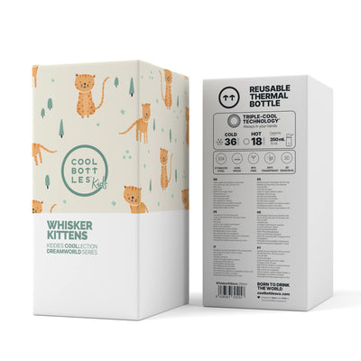 Botella Kiddie: Whisker Kittens 350ml - Cool Bottles