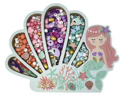 Pulseras: Cuentas de madera de sirena - Toopiz