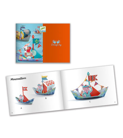 Papiroflexia: Origami Barcos Flotantes - Djeco