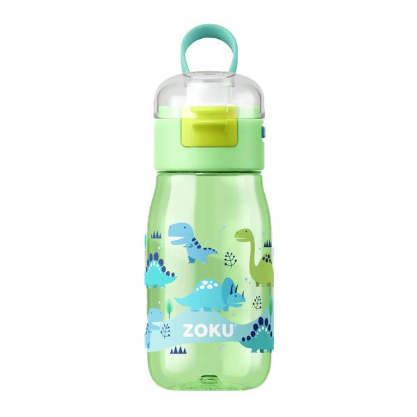 Botella Flip Dino Verde