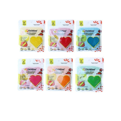 Plastilina natural: 6 Bolsitas 125g Refill - ChildGen