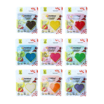 Plastilina natural: 9 Bolsitas 125g Refill - ChildGen