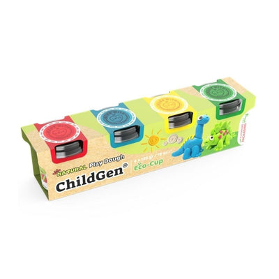 Plastilina natural Eco-Cup: Dinosaurios - ChildGen