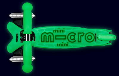 Patinete Mini Micro Deluxe Glow Led - Verde