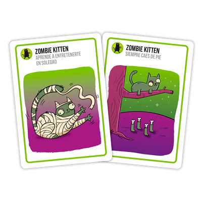 Zombie Kittens - Juego de cartas