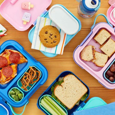Fiambrera Bento pequeña para sandwich Rosa