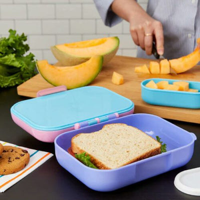 Fiambrera Bento pequeña para sandwich Rosa