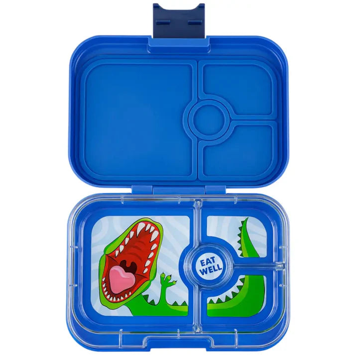 Fiambrera Yumbox Panino 4 compartimentos: Blue Dinosaurio