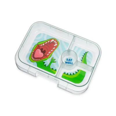 Fiambrera Yumbox Panino 4 compartimentos: Blue Dinosaurio