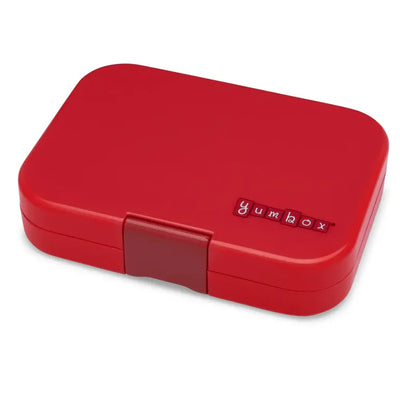 Fiambrera Yumbox Panino 4 compartimentos: Rojo Dinosaurio