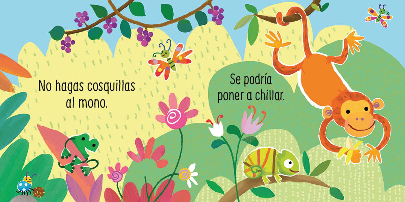 Toco y escucho: No hagas cosquillas al hipopótamo - Libro musical