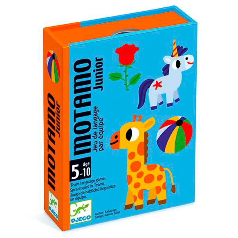 Motamo Junior - Juego de cartas de habilidad lingüística por equipos