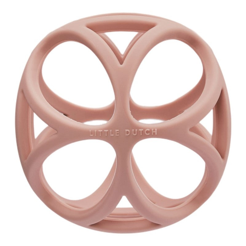 Pelota Sensorial Silicona Rosa - Little Dutch