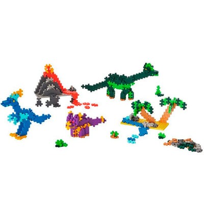 Plus Plus Learn to Build - Dinosaurios: 600 piezas