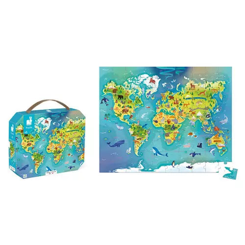 Puzzle El Mundo 100 pzs. Janod Serendipia Toys
