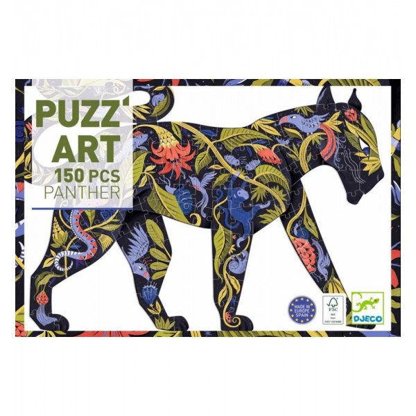 Puzzle Art Pantera - 150 pzs. - Djeco