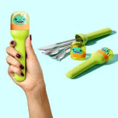 Set de Cubiertos infantiles de viaje Tiburón