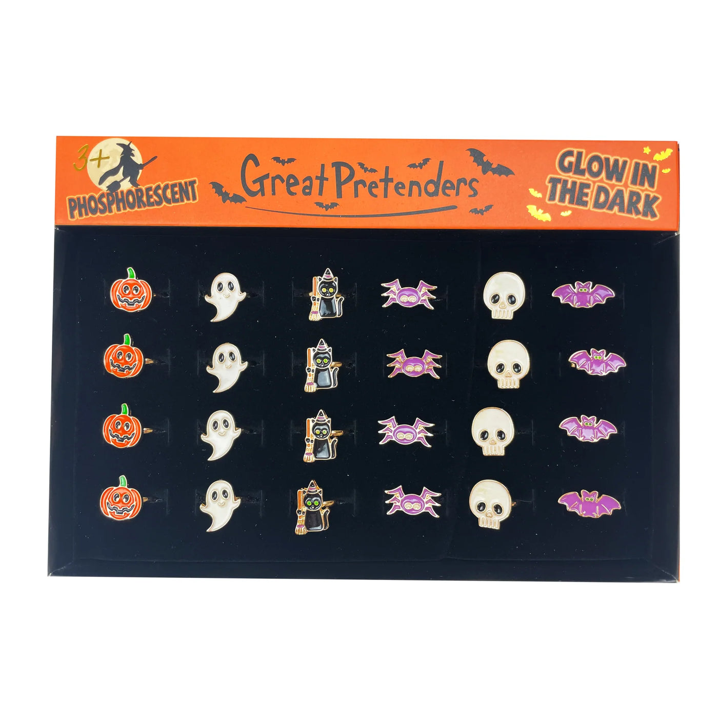 Halloween Anillos Piezas Spooky Wooky - Great Pretenders