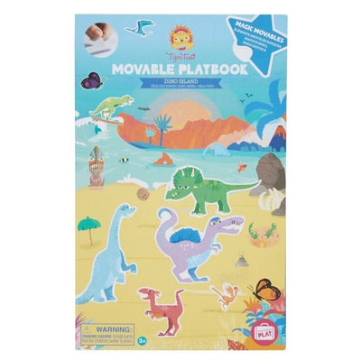 Movable Playbook "Dino Island" - Tiger Tribe