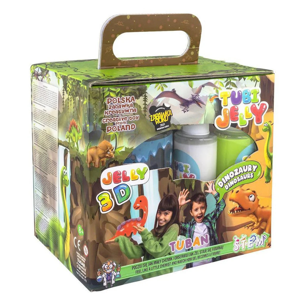 Tubi Jelly: Dinosaurios (6 Colores + Acuario) - Tuban