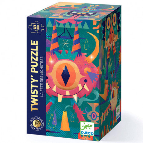 Wizzy Puzzle: La fiesta de los monstruos - 50 pcs - Djeco