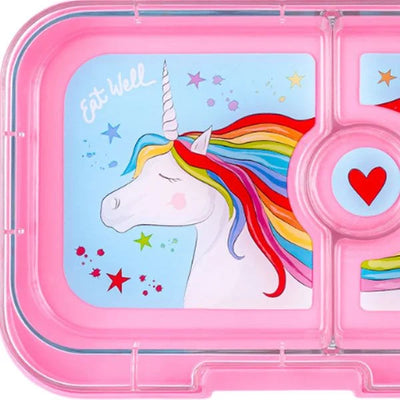 Fiambrera Yumbox Panino 4 compartimentos: Power Pink Unicornio