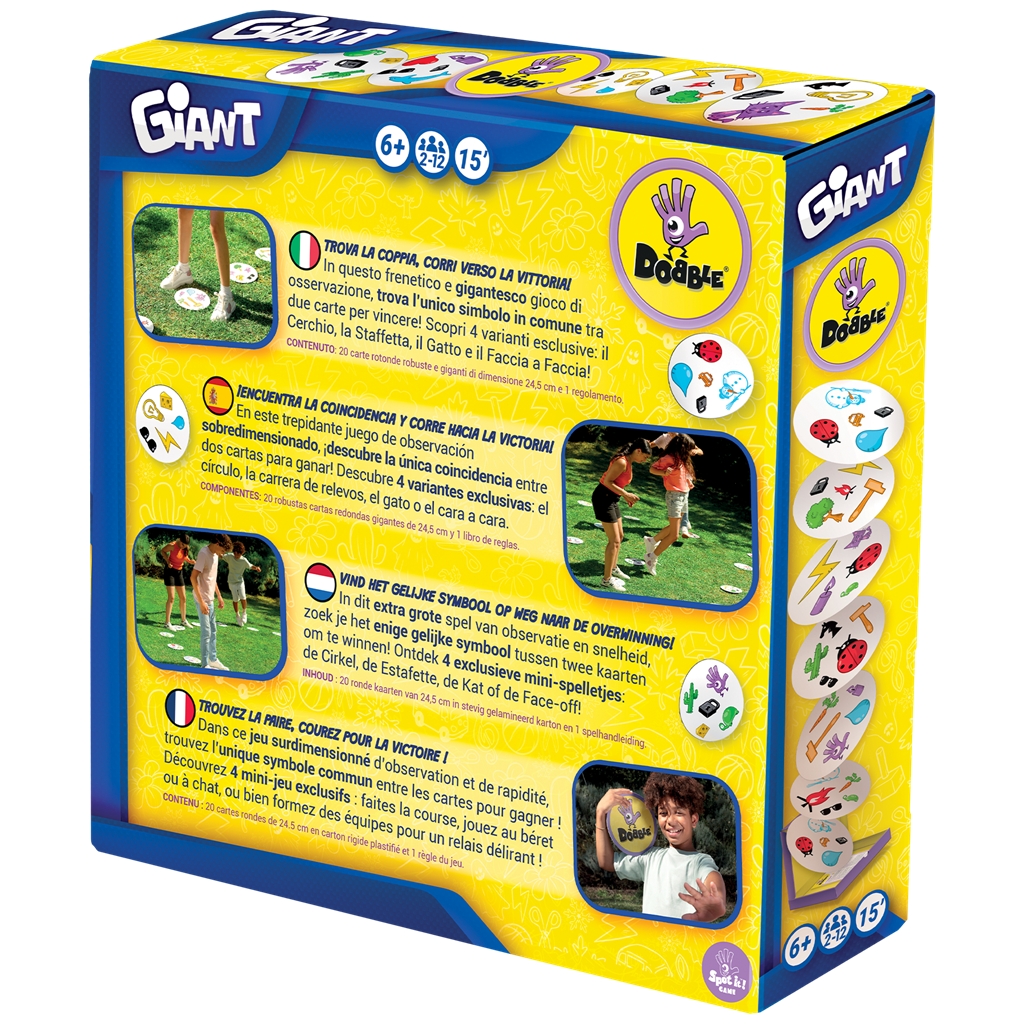 Dobble Giant - Juego de cartas y observación