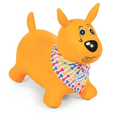 Mi perro saltarín hinchable Amarillo